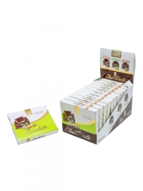 TAYF 60 GR MILK PISTACHIO SQUARE*12