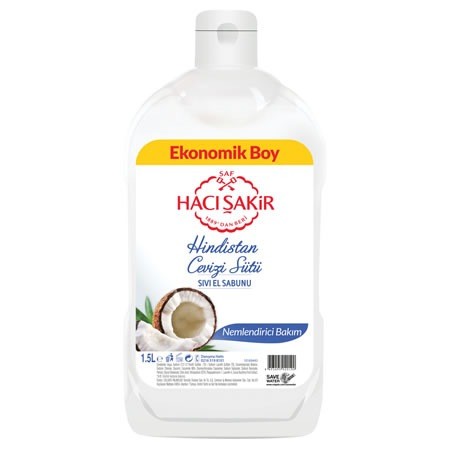 H.ŞAKİR LİQUİD SOAP 1500ML COCONUT*6