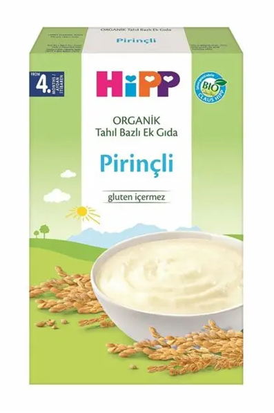 HİPP ORGANİK PİRİNÇLİ TAHIL BAZLI 200GR EK GIDA*6