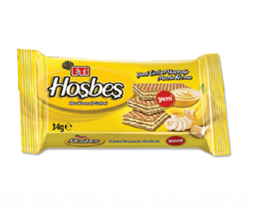 ETI WAFER HOŞBEŞ WITH BANANA 24 GR * 24