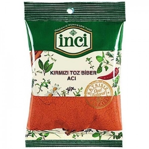 İNCİ 25 GR KIRMIZI TOZ BİBER ACI *10