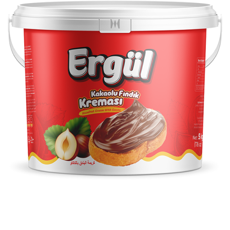 ERGÜL 5KG KAKAOLU FINDIK KREMASI*1