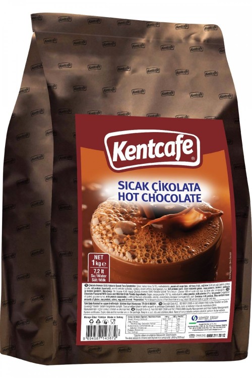 KENTCAFE 1 KG SICAK ÇİKOLATA*6