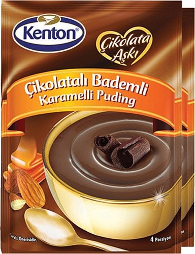 KENTON PUDDING 100 GR AU POULET CARAMEL AUX AMANDES*24