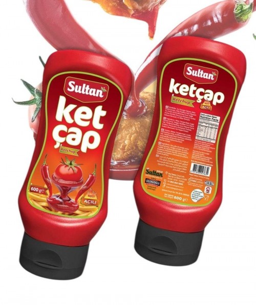 SULTAN KETCHUP 600 CC HOT*12
