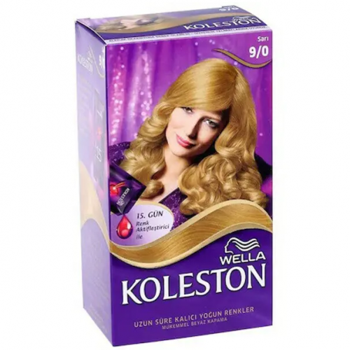 KOLESTON HAIR DYE 9/0 YELLOW * 3