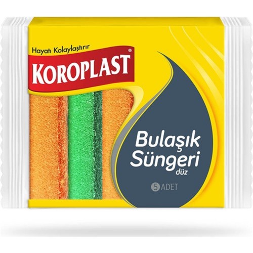 KOROPLAST SÜNGER 5Lİ DÜZ *24