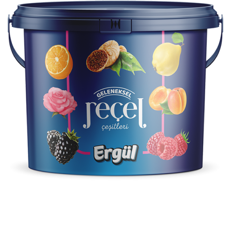 ERGÜL 5 KG AHUDUDU KOVA REÇEL*2