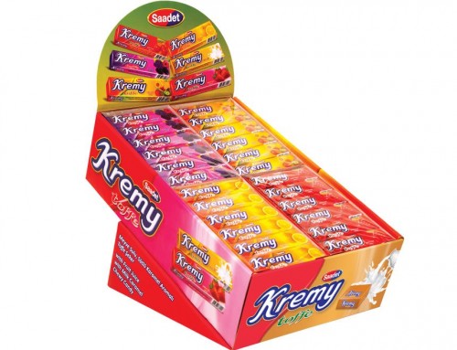 SADET KREMY MIXED FLAVORED TOFFE SUGAR STAND*192