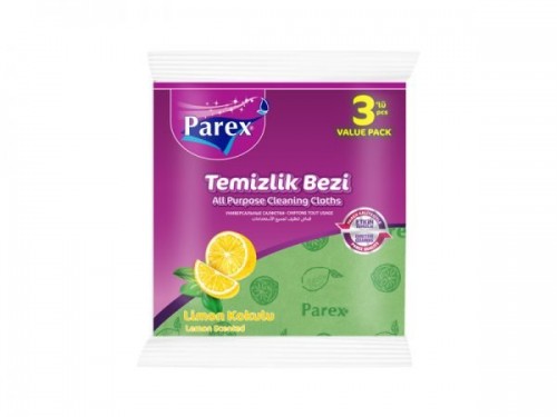 PAREX CLEANING CLOTH 3 PCS LEMON SCENT*12