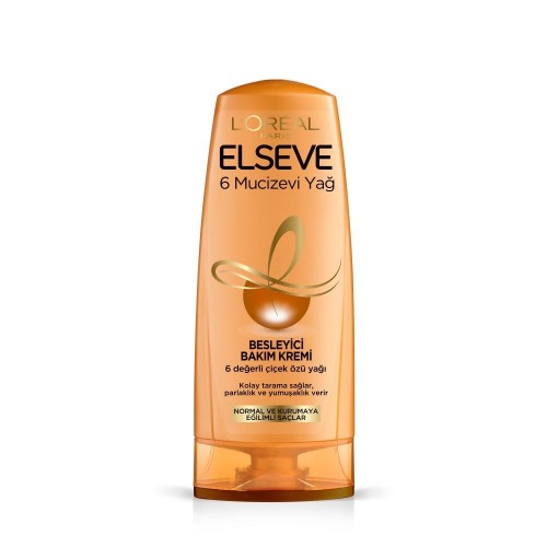 ELSEVE SAÇ KREMİ 360 ML MUCİZEVİ YAĞ*6