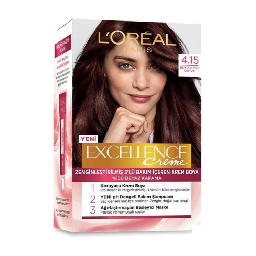 LOREAL EXCELLENCE (4.15)BÜYÜLEYİCİ KAHVE*1