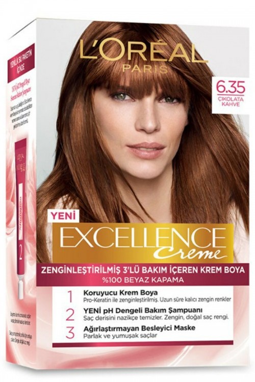 LOREAL EXCELLENCE (6.35)ШОКОЛАД КОРИЧНЕВЫЙ*1