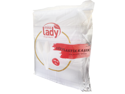 M.LADY 100 LÜ PLASTİK LÜX KAŞIK *40