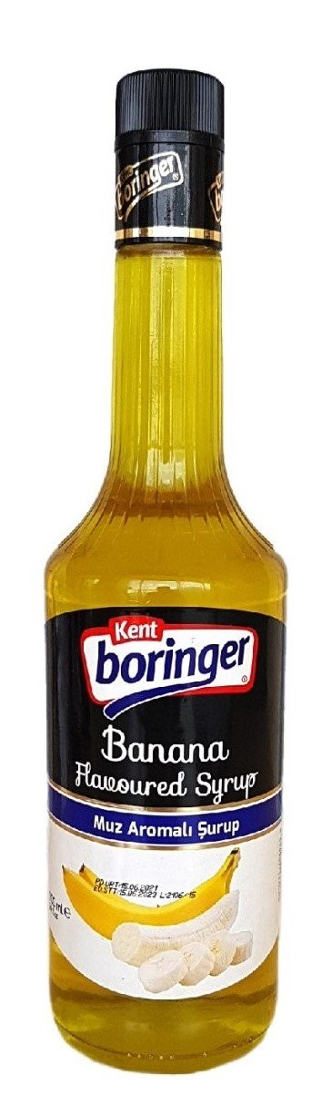 K.BORINGER 700 ML SYRUP WITH BANANA FLAVORED*6