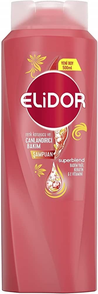 ELİDOR 400 ML SHAMPOO COLOR PROTECTIVE AND LIVE HAIR*6(RED)