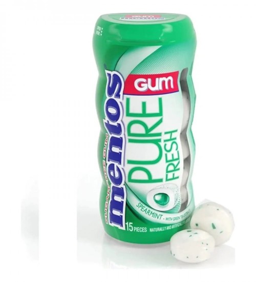 MENTOS PURE FRESH 60 GR YEŞİL NANE*4