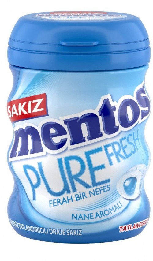 MENTOS PURE FRESH 60 GR NANE*4