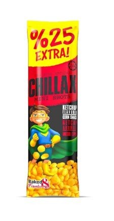 CHİLLAX 25 GR MİNİ KETÇAP CİPS*36