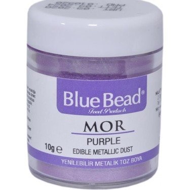 BLUE BEAD 10 GR YENİLEBİLİR METALİK TOZ MOR*40