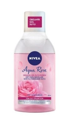NIVEA 400ML ROSE WATER DUAL PHASE MAKE-UP REMOVER WATER*12