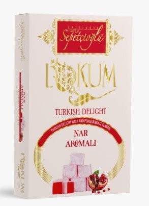 SEPETÇİOĞLU 270GR NAR AROMALI LOKUM*12