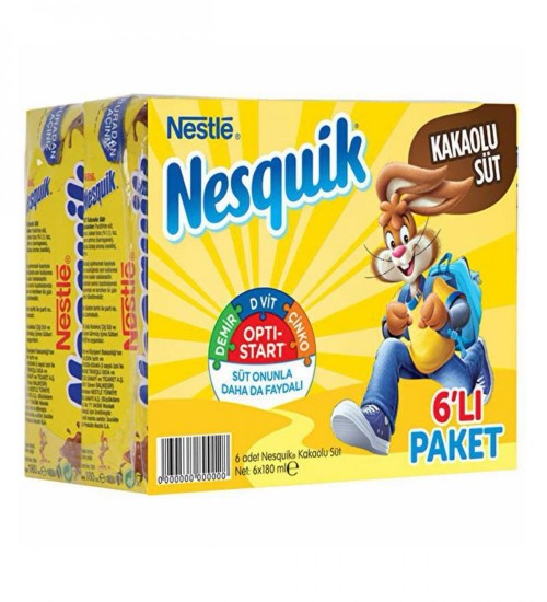 NESQUIK LAIT DE CACAO 6L 180ML*4