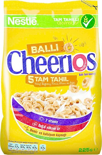 NESTLE CHEERIOS FLOCONS DE MAİİS 225GR*8