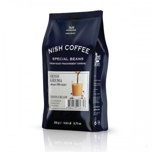 NISH COFFEE FILTER 250 GR IRISH CREAM FLAVOR*24
