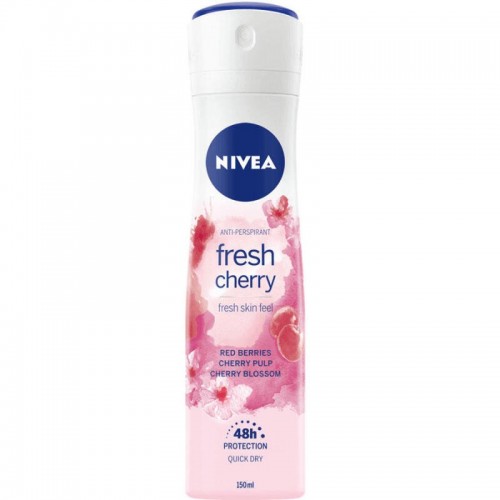 NİVEA DEO 150 ML WOMEN FRESH CHERRY*1