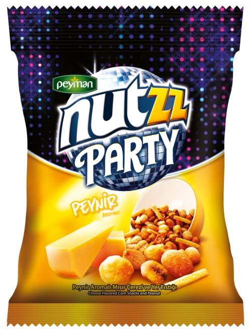 PEYMAN NUTZZ 200 GR PARTY MIX WITH CHEESE*12
