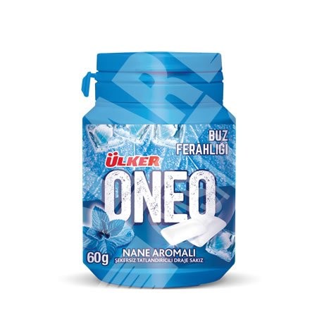 ÜLKER ONEO MINT GUM BOTTLE*12