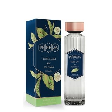 PEREJA PERFUMED COLOGNE 250 ML GREEN TEA IN A GLASS*12