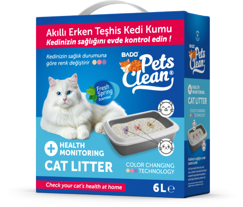 PETS CLEAN KEDİ KUMU 6 LT KLİNİK*1