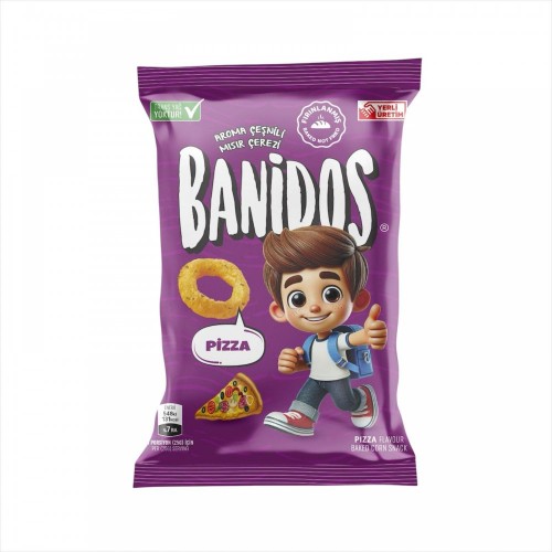 BANİDOS 18 GR MISIR ÇEREZİ PİZZA ÇEŞNİLİ*60