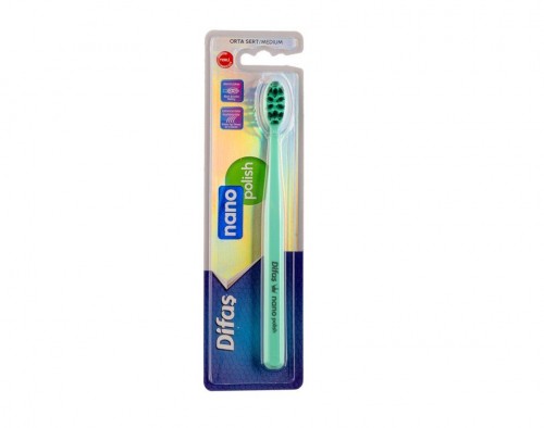 DİFAŞ DİŞ FIRÇA NANO POLİSH ORTA*12