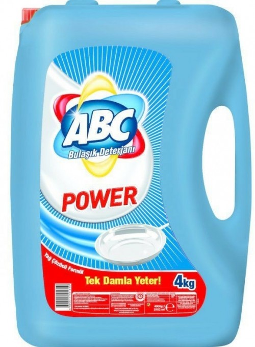 ABC DISHWASHING DETERGENT POWER 4 KG * 4