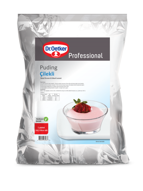 DR.OETKER 3 KG PUDİNG ÇİLEKLİ*4