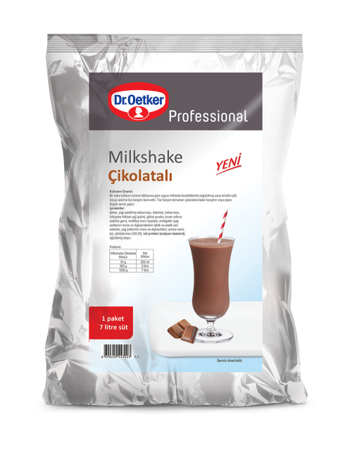 DR.OETKER 1 KG MİLKSHAKE ÇİKOLATALI*6