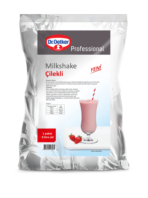 DR.OETKER 1 KG MİLKSHAKE ÇİLEKLİ*6