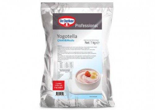 DR.OETKER 1 KG YOGOTELLA ÇİLEKLİ & MUZLU*6