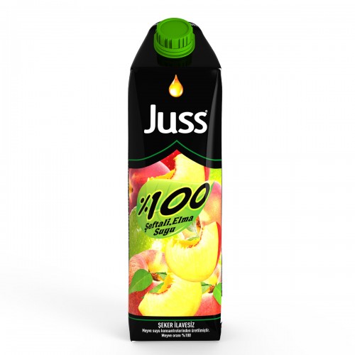 JUSS 1 LT 100% APPLE PEACH * 12