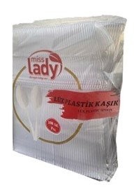 MISS LADY 100 LÜ PLASTİK ECO KAŞIK *60