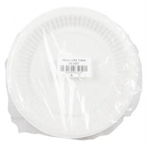 MISS LADY 100 LÜ PLASTİK TABAK 17 CM*20