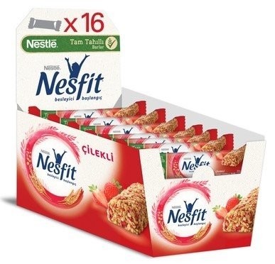 NESTLE NESFİT BAR ÇİLEKLİ 23,50 GR*16