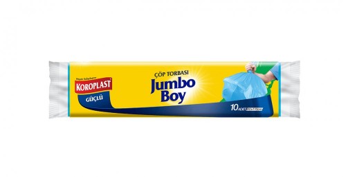 KOROPLAST GÜÇLÜ ÇÖP TORBA JUMBO*12 (MAVİ)