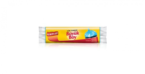 KOROPLAST GÜÇLÜ ÇÖP POŞETİ BATTAL*12 (MAVİ)