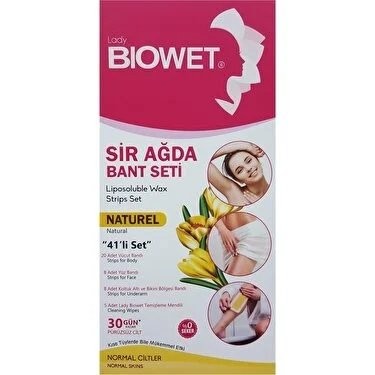 BİOWET SIR AĞDA BANDI SETİ 41Lİ NATUREL*36