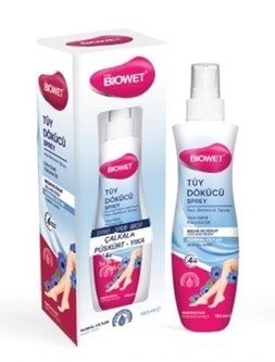 BİOWET HAIR REMOVAL CREAM GAS-FREE SPRAY 150 ML NORMAL*24