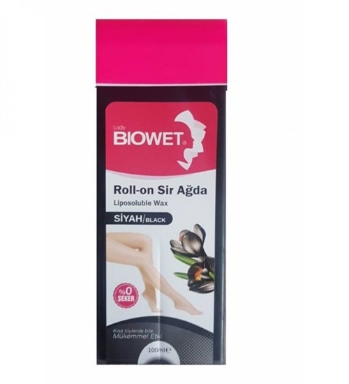 BİOWET ROLL-ON SIR WAX 100 ML BLACK*24